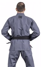 OKAMI BJJ Gi kanji NextGen -GREY